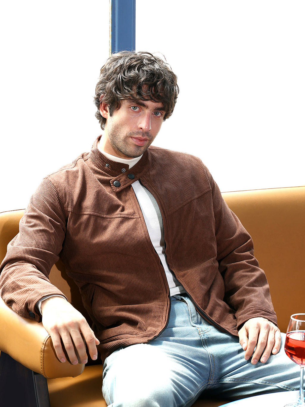 Campus Sutra Corduroy Rider Jacket