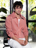 Campus Sutra Zip-Front Knit Jacket