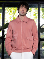 Campus Sutra Zip-Front Knit Jacket