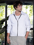 Campus Sutra Zip-Front Jersey Jacket