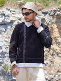 Campus Sutra Fleece Lined Biker Jacket