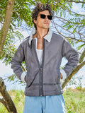 Campus Sutra Fleece Lined Biker Jacket