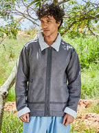 Campus Sutra Fleece Lined Biker Jacket