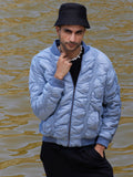 Campus Sutra Braided Crease Puffer Jacket