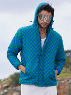 Campus Sutra Micro Buffalo Check Puffer Jacket
