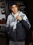 Campus Sutra Snowcaps Zip-Front Puffer Jacket