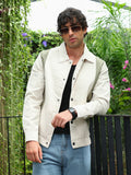 Campus Sutra Panelled Crease-Tactile Jacket