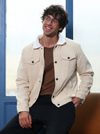 Campus Sutra Utility-Corduroy Jacket