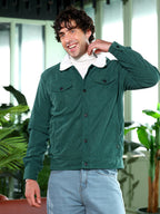 Campus Sutra Utility-Corduroy Jacket