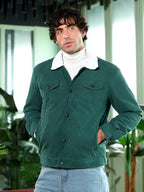 Campus Sutra Utility-Corduroy Jacket