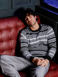 Campus Sutra Scandi-Jacquard Pullover Sweater