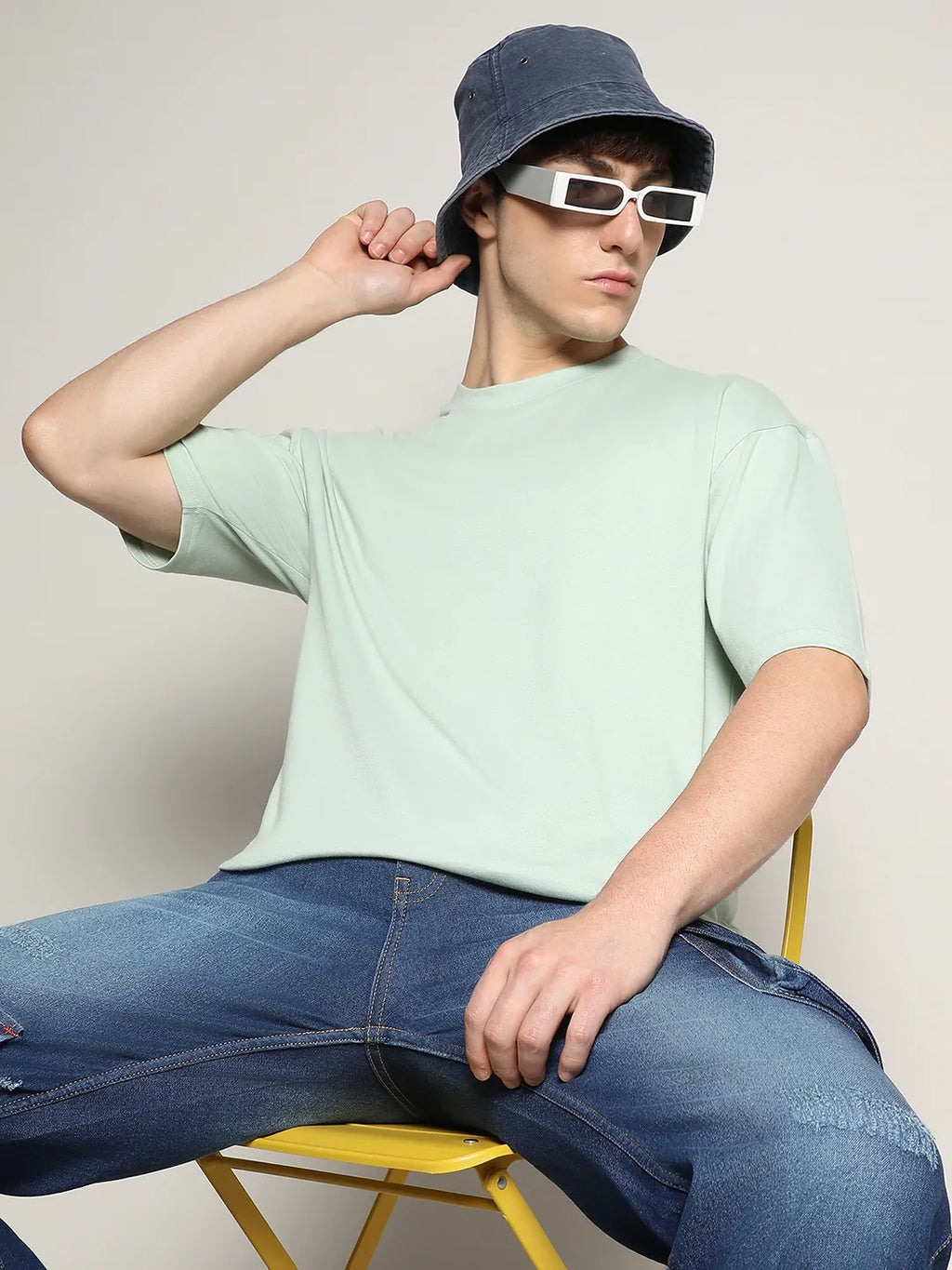 Campus Sutra Basic Oversized T-Shirt