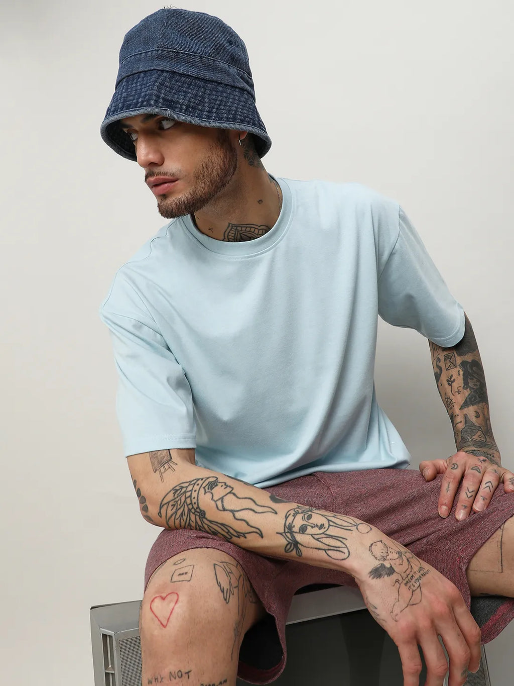 Campus Sutra Oversized Basic T-Shirt