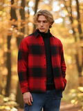 Campus Sutra Vignette-Checkered Oversized Shirt