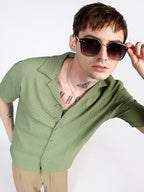 Campus Sutra Oversized Interwine Shirt