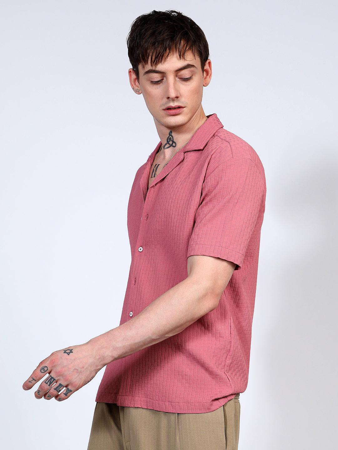 Campus Sutra Oversized Interwine Shirt