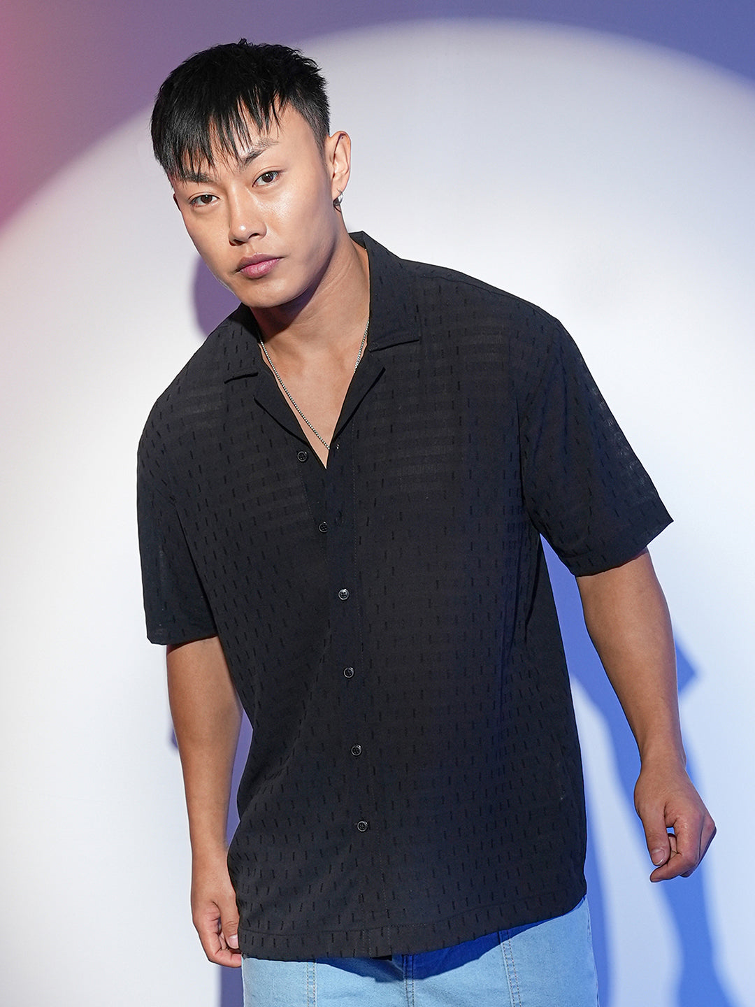 Campus Sutra Oversized Woven Shirt