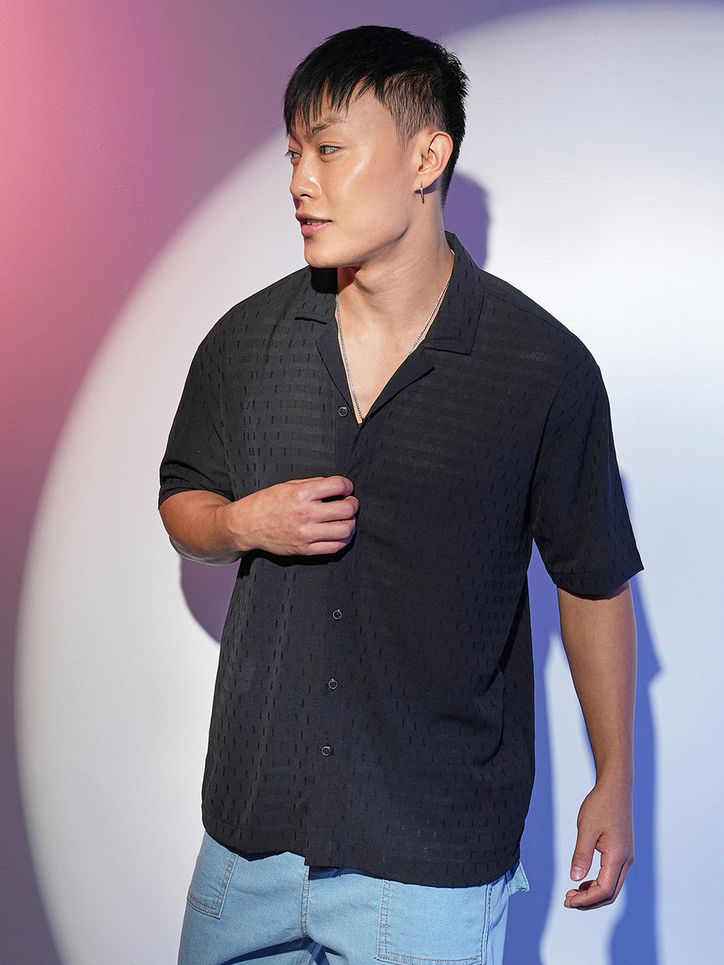 Campus Sutra Oversized Woven Shirt