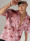 Campus Sutra Tie-Dye Utility Oversized Shirt