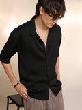 Campus Sutra Solid Crinkle Oversized Shirt
