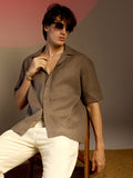 Campus Sutra Quad-Lined Oversized Shirt