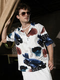 Campus Sutra Abstract Blob Oversized Shirt