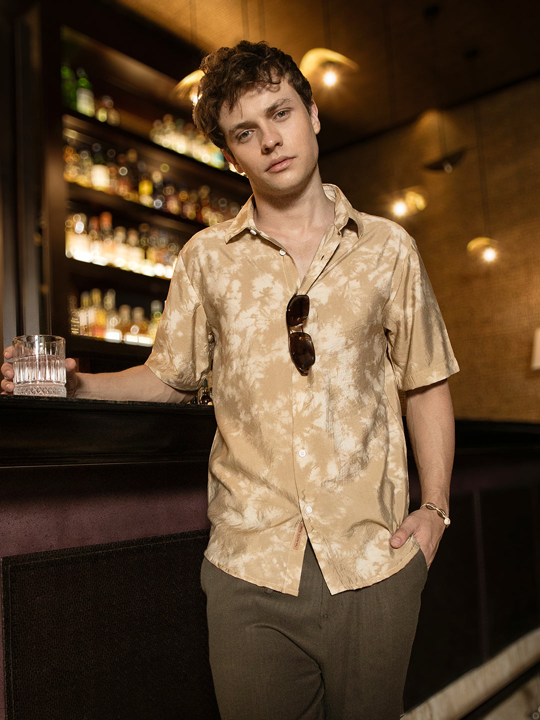 Campus Sutra Tie-Dye Oversized Shirt