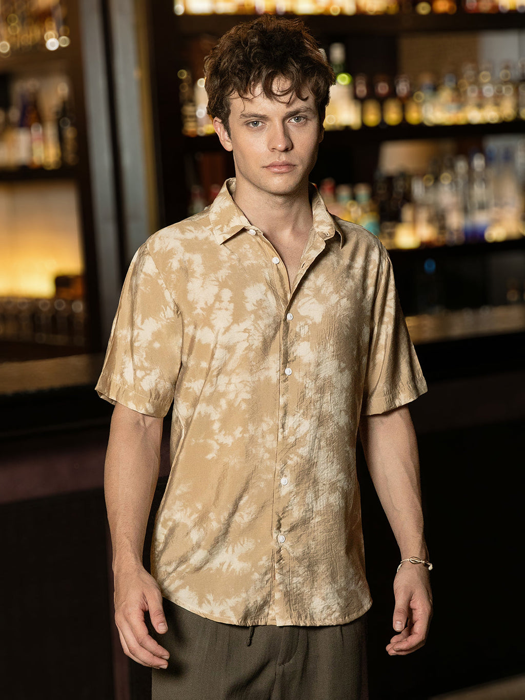 Campus Sutra Tie-Dye Oversized Shirt