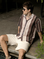 Campus Sutra Multitrack Knit Oversized Shirt