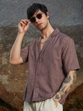 Campus Sutra Heathered Korean Oversized Shirt