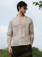 Campus Sutra Wrinked Korean Oversized Shirt