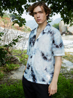 Campus Sutra Tie-Dye Knit Oversized Shirt