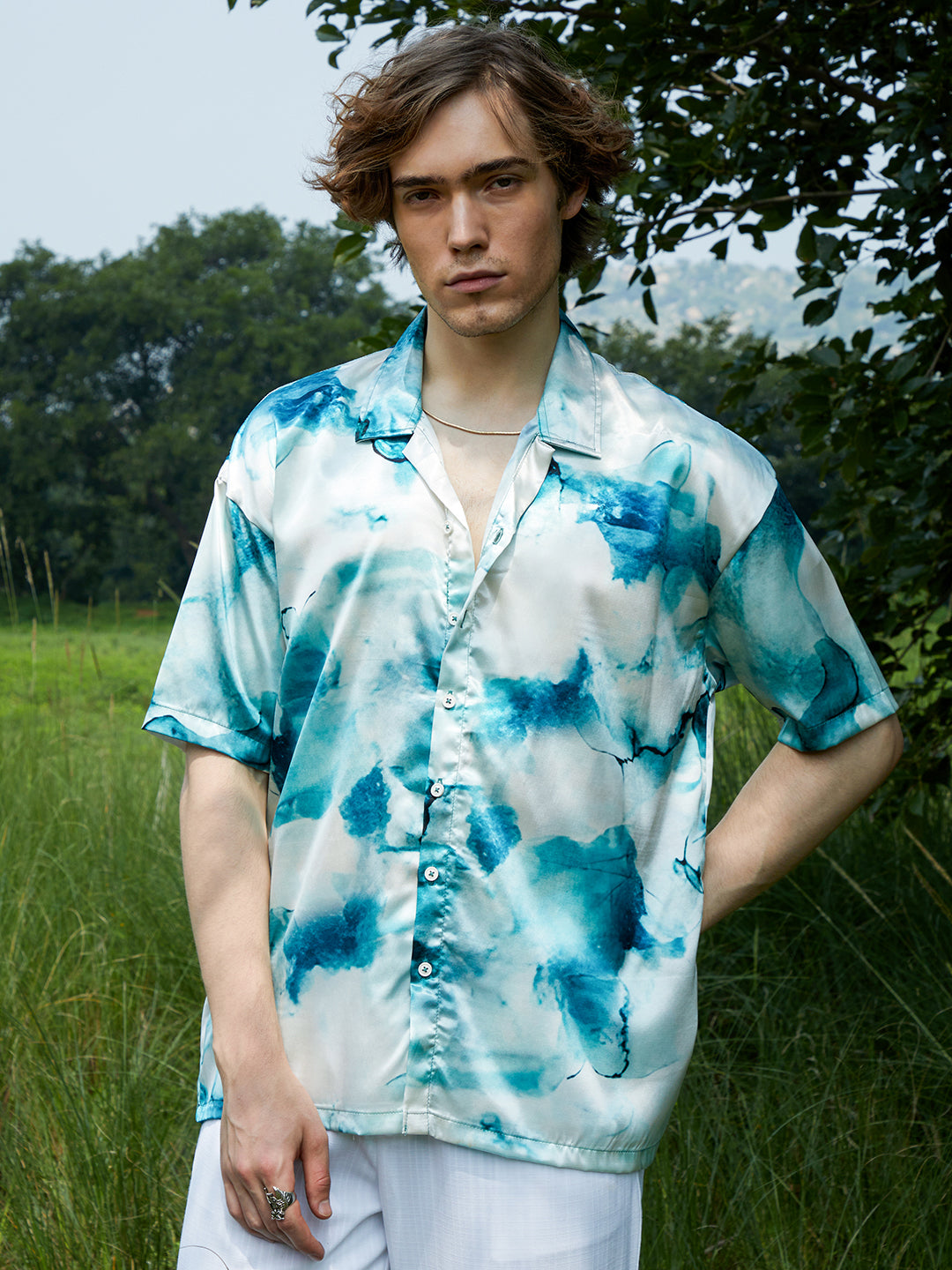 Campus Sutra Blob Oversized Shirt