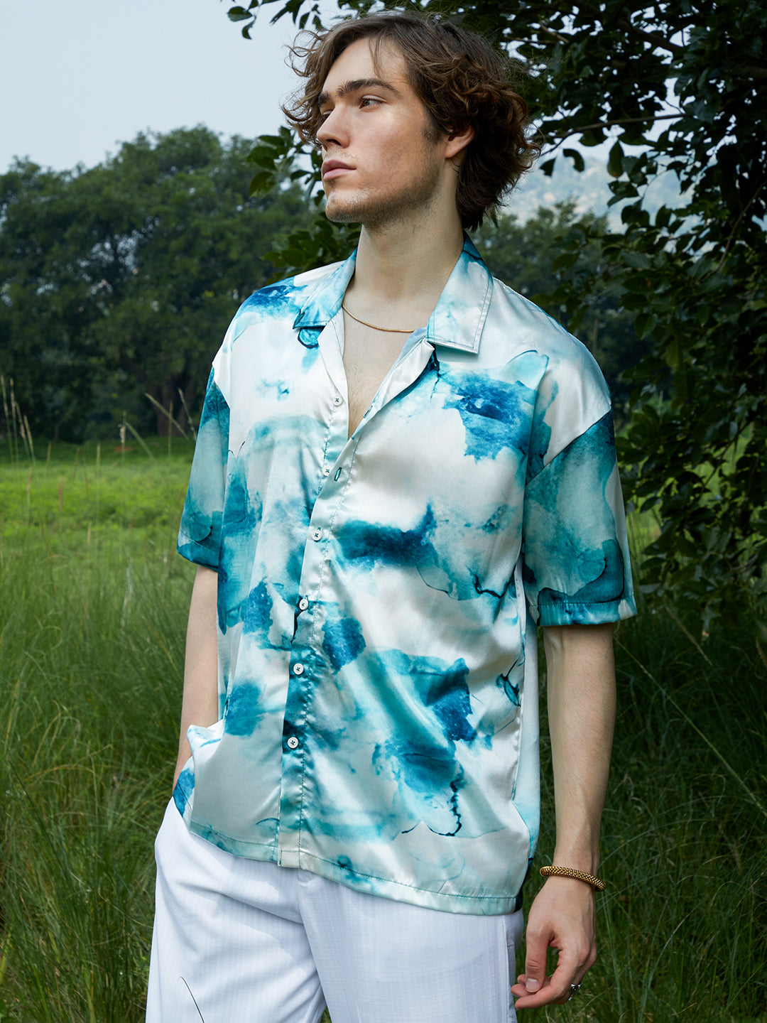 Campus Sutra Blob Oversized Shirt