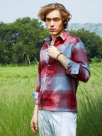 Campus Sutra Vignette-Checkered Oversized Shirt
