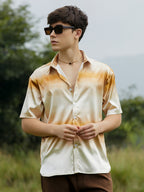 Campus Sutra Ombre Sheen Oversized Shirt