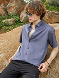 Campus Sutra Satin Oversized Shirt