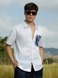 Campus Sutra Zebra-Block Shirt