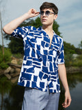 Campus Sutra Imprint Oversized Shirt