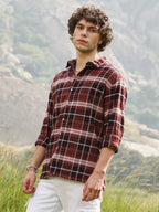 Campus Sutra Tartan Plaid Shacket