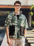 Campus Sutra Flora-Stroke Oversized Shirt