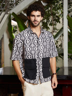 Campus Sutra Indie-Utility Oversized Shirt