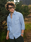 Campus Sutra Modular-Utility Oversized Shirt