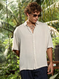 Campus Sutra Crinkled Oversized Shirt
