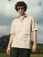 Campus Sutra Speckled Oversized Shirt