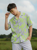 Campus Sutra Citrus Botanic Oversized Shirt