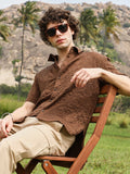 Campus Sutra Crumple-Tactile Shirt