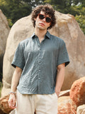 Campus Sutra Crumple-Tactile Shirt