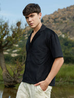 Campus Sutra Solid Knit Shirt