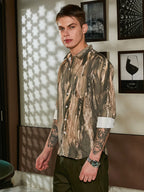 Campus Sutra Earthy Oversized Shirt